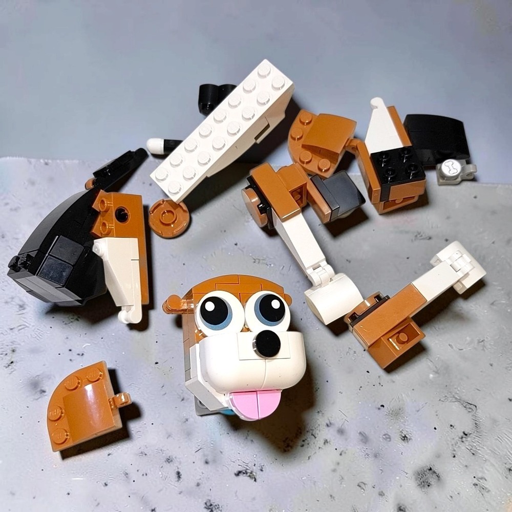 LEGO Creator 3-in-1 Adorable Dogs 31137 Beagle Building Toy Parts Lot 2023